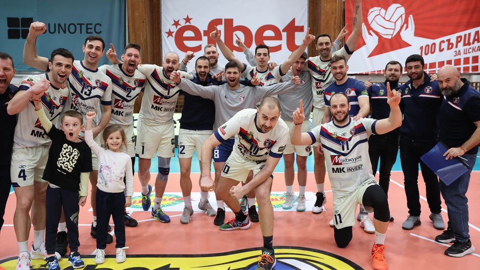 Дея спорт излъга ЦСКА в София след страхотна драма в дербито на НВЛ, невероятен Димитър Димитров с 35 точки (7 аса!)