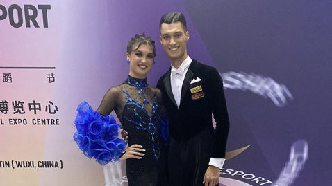 Илия Добрев и Дария Посипай със сребърни медали в стандартните танци на "Bulgarian Open Championship"