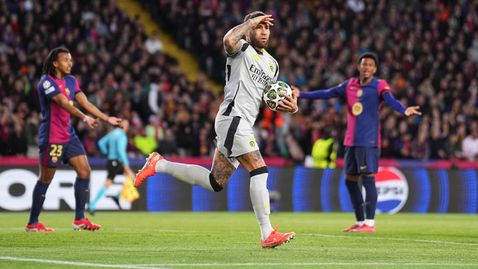  Бенфика стигна до гол номер 500 в Шампионската лига 