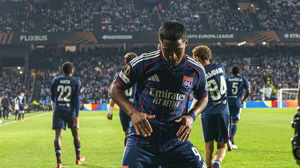 Ендрик измъкна Лион срещу Селта в последните минути, червен картон преобърна двубоя