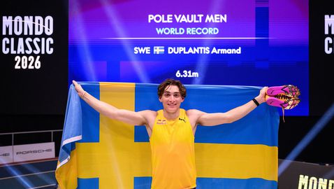 Дуплантис отново показа кой е кралят на овчарския скок с пореден световен рекорд