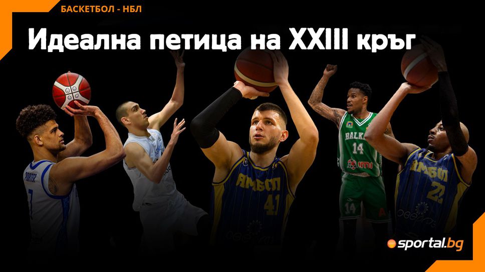 Идеална петица на XXIII кръг в НБЛ