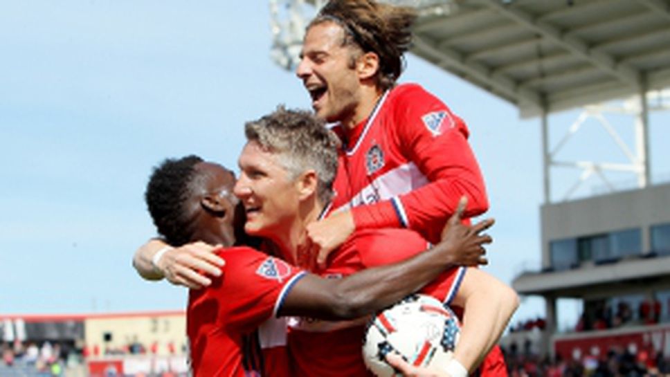 Швайнщайгер дебютира с гол за Чикаго Файър