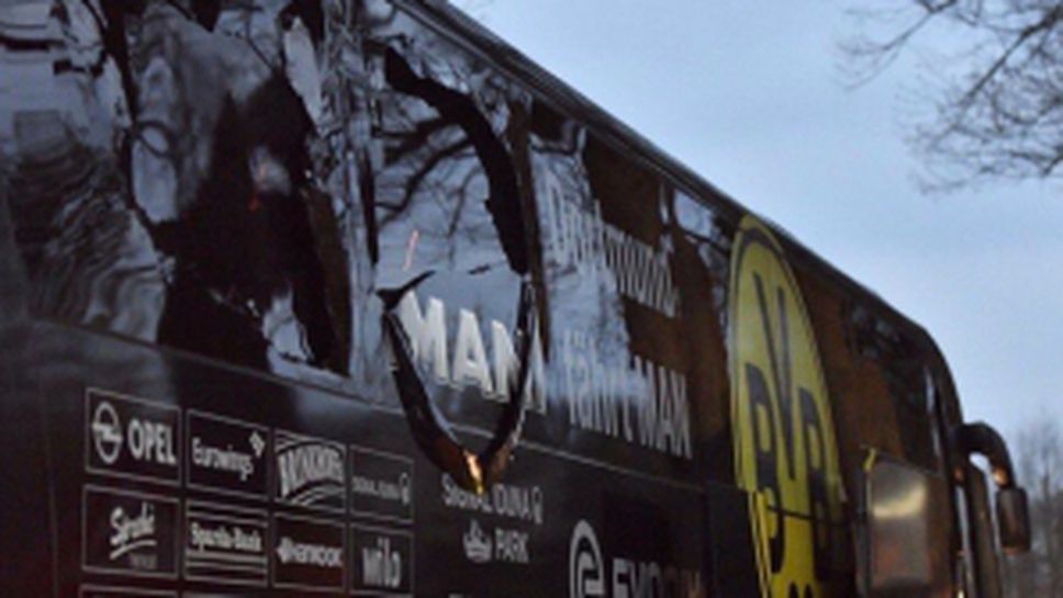 Експлозии до автобуса на Борусия (Д), има пострадал футболист