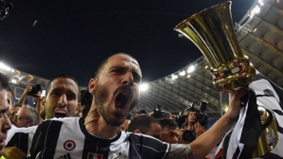 Ювентус не остави шансове на Лацио във финала за Купата на Италия