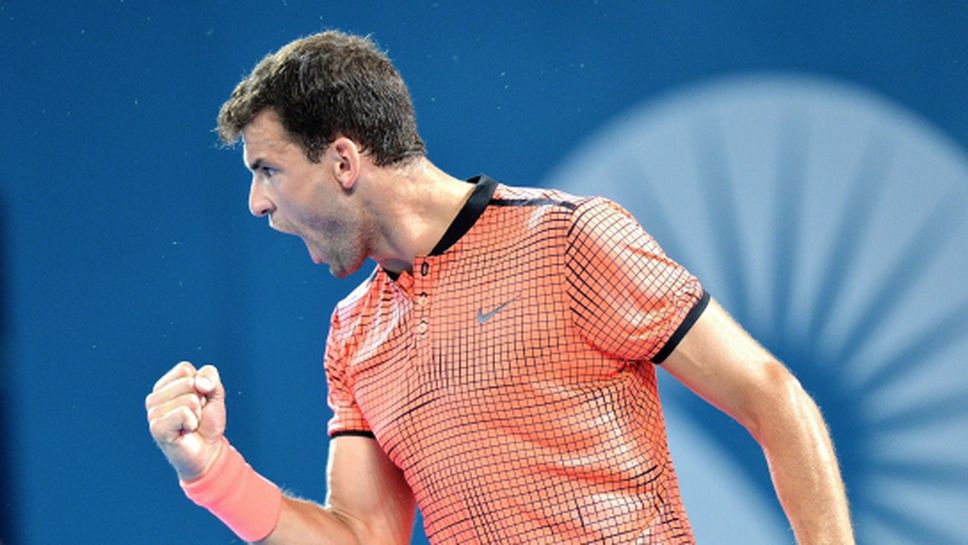 Григор Димитров поставен под номер 15 на Australian Open