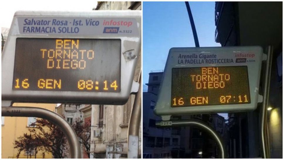 На всяка спирка в Неапол: Добре дошъл отново, Диего!