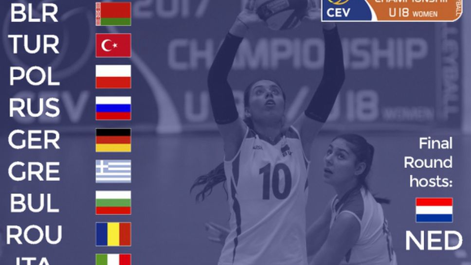 Всички финалисти на Европейското първенство за девойки под 18 години