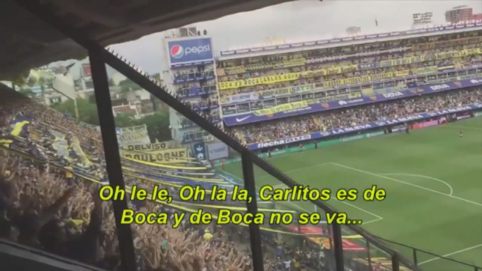 Феновете на Бока с призив към Тевес: "Карлито е от Бока и Бока остава у него"