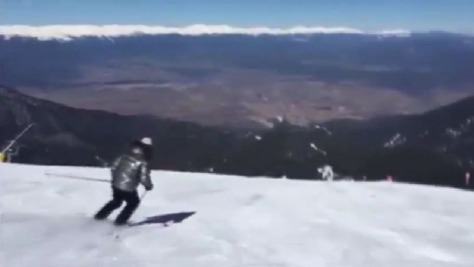 Кубрат Пулев кара ски на Банско