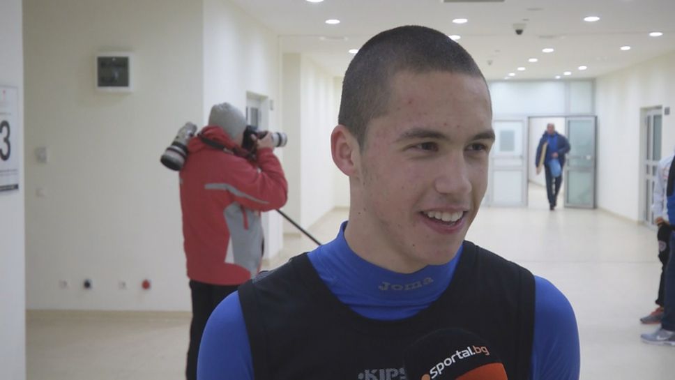 16-годишният голмайстор на "сините": Дано вкарам още много голове за Левски