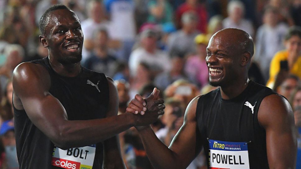 Болт и All Stars безапелационни на 4 по 100 м в Мелбърн (фотогалерия)