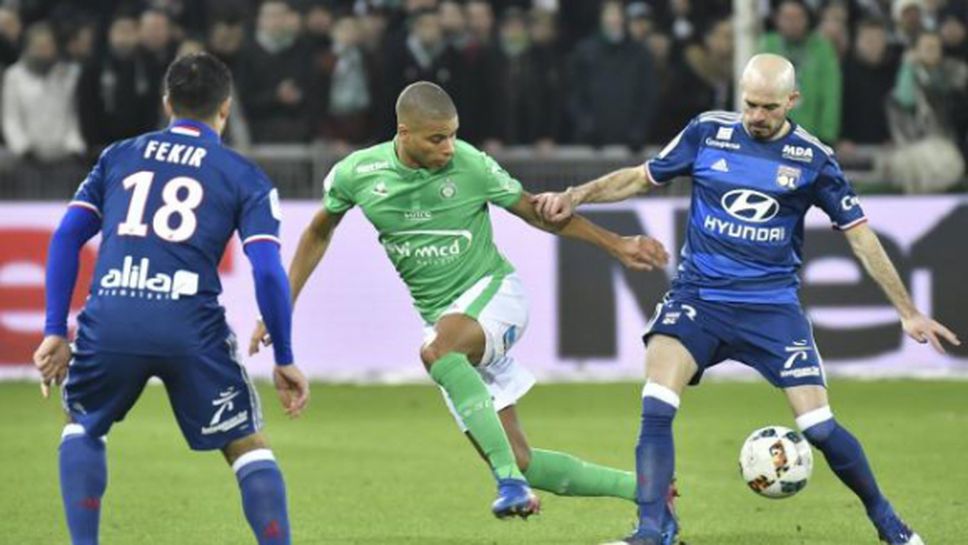 Сент Етиен удари Лион в дербито на Лига 1