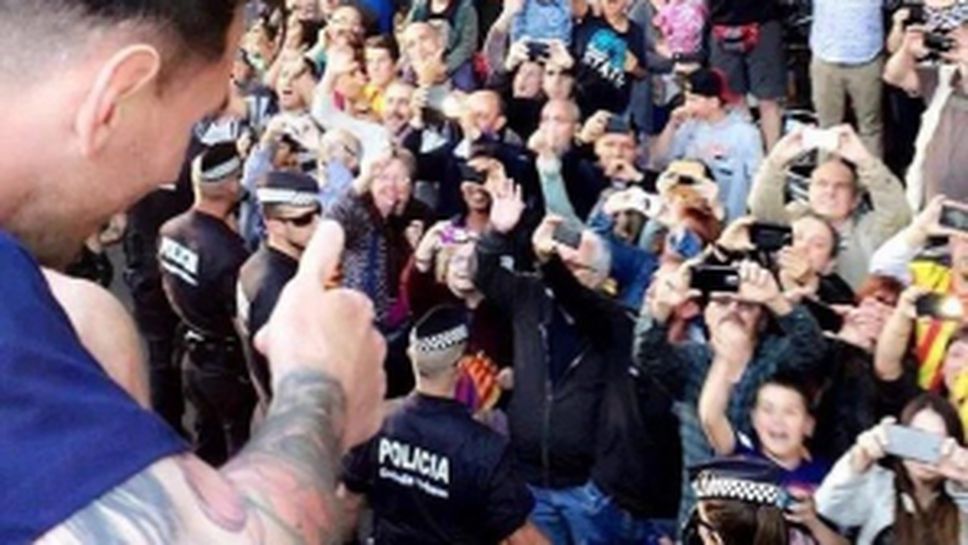 Хиляди празнуваха с Барселона