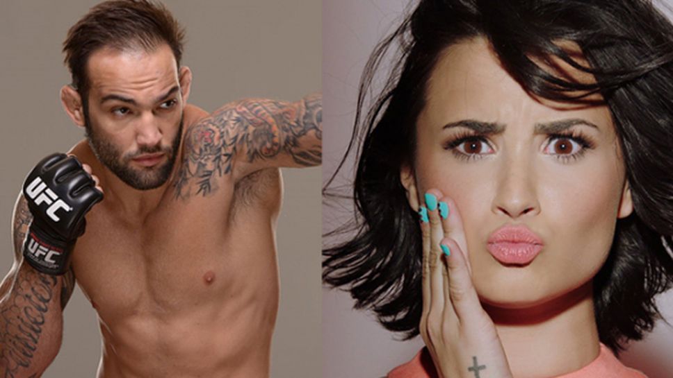 Деми Ловато в джу джицу схватка с новия си приятел