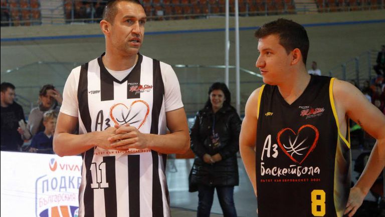 Камбуров и Неделев рамо до рамо след мача на баскетболните звезди