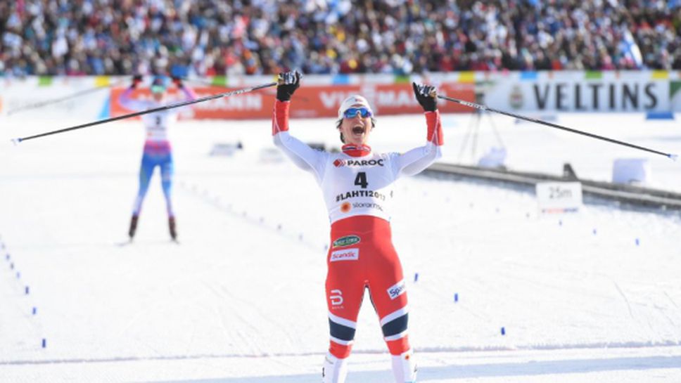 Марит Бьорген с рекорден 15-ти златен медал от световно първенство