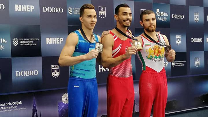 Дейвид Хъдълстоун спечели бронзов медал на успоредка на Световната купа в Осиек