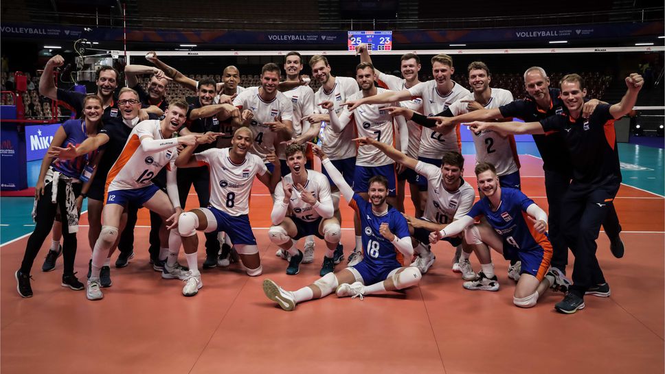 Нидерландия с втора лесна победа в Лигата на нациите 🏐