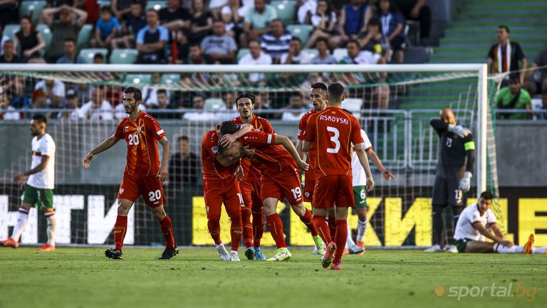  Северна Македония вкара четири на Гибралтар за половин час 