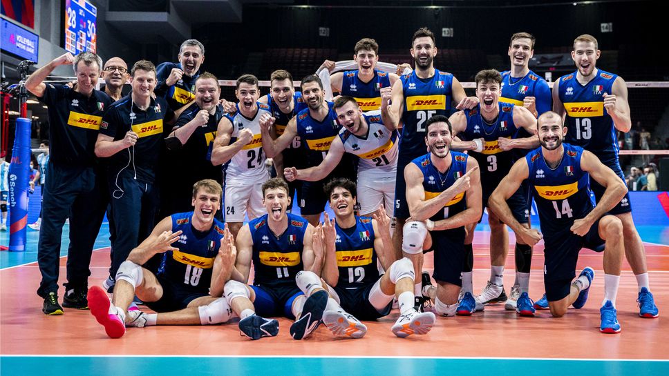 Италия, без Фефе Де Джорджи, се справи с Аржентина в Лигата на нациите 🏐