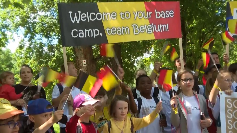 Белгия пристигна на базата в Германия