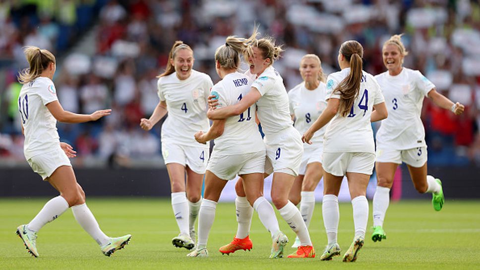 Женският национален отбор на Англия размаза Норвегия с 8:0 на Евро 2022