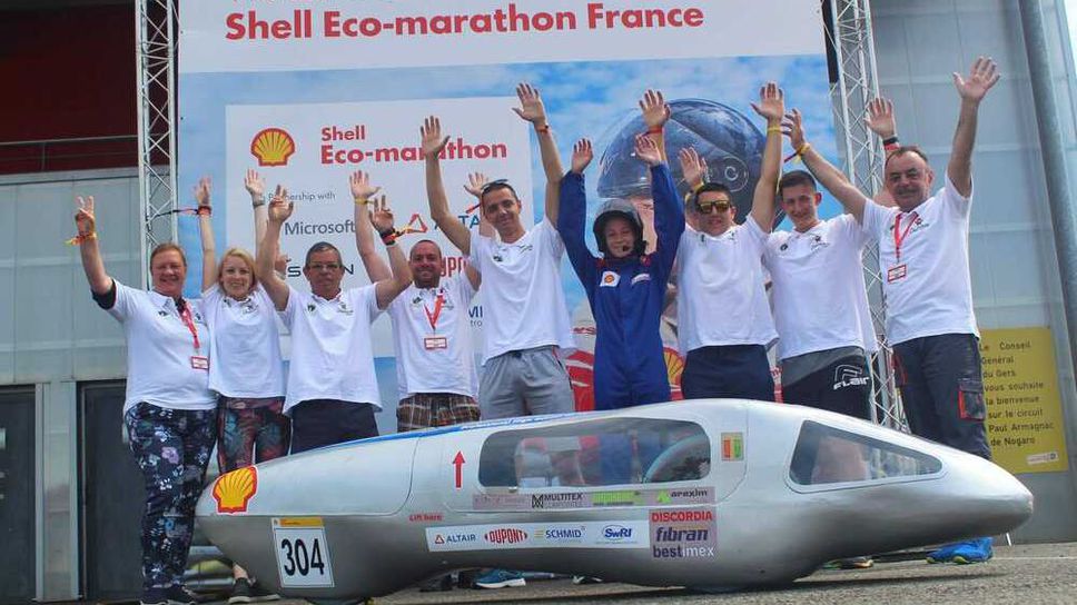 Български ученици и студенти се класираха в топ 10 на Shell Eco-marathon във Франция