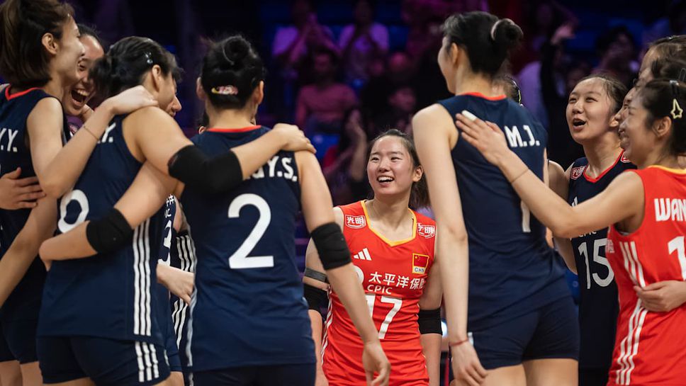 Волейболистките от националния отбор на Китай си подпечатаха класирането за