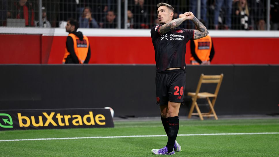 Два шедьовъра на Грималдо осигуриха успешен старт на Юлманд начело на Леверкузен