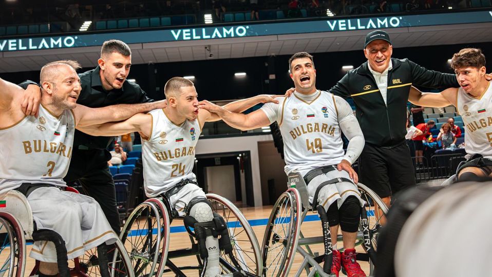 България е на финал на Европейското по баскетбол на колички