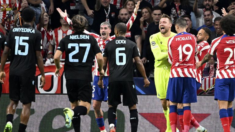 Атлетико Мадрид не успя да отбележи гол в домакинството си
