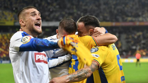 Гол в последните секунди остави Румъния в играта