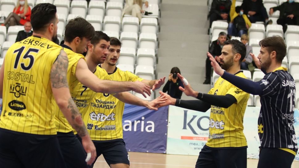 Efbet Супер Волей: Марек Юнион Ивкони (Дупница) - Хебър (Пазарджик) 0:3 🏐