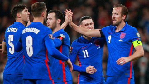 Англия разпиля Албания за едно полувреме в исторически за Хари Кейн мач