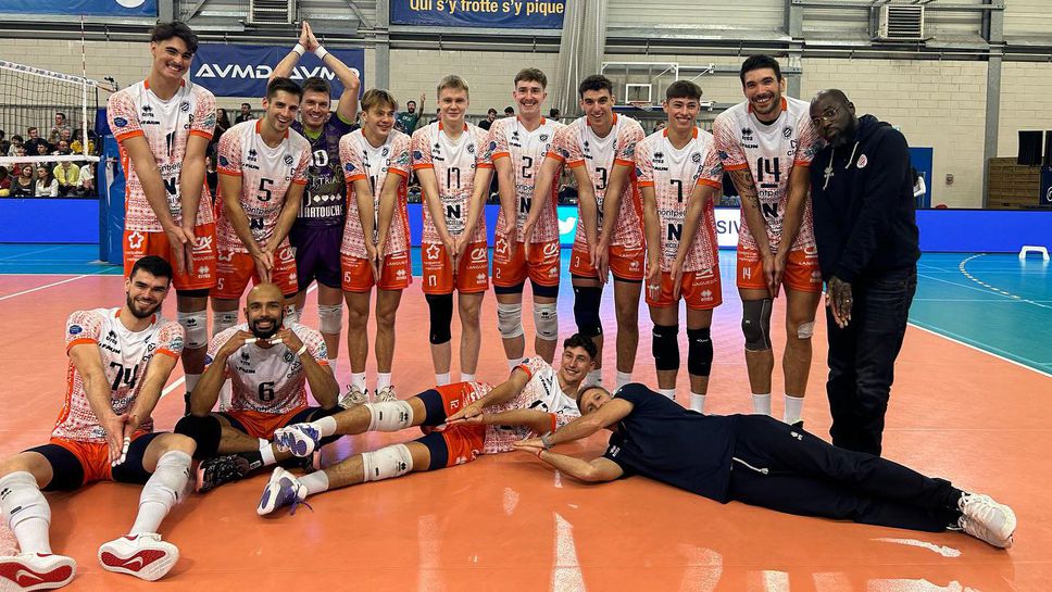 Димитър Димитров с нов страхотен мач и 21 точки (7 аса, 3 блока) за успех на Монпелие