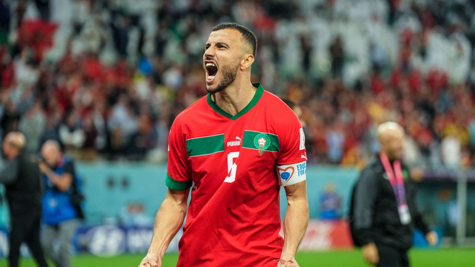 Защитник на Мароко заявил на национал на Франция още преди началото на Световното: Ще се видим на полуфинала