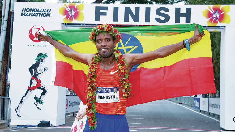 Етиопци спечелиха маратона на Хонолулу. Асефа Менгсту се наложи при