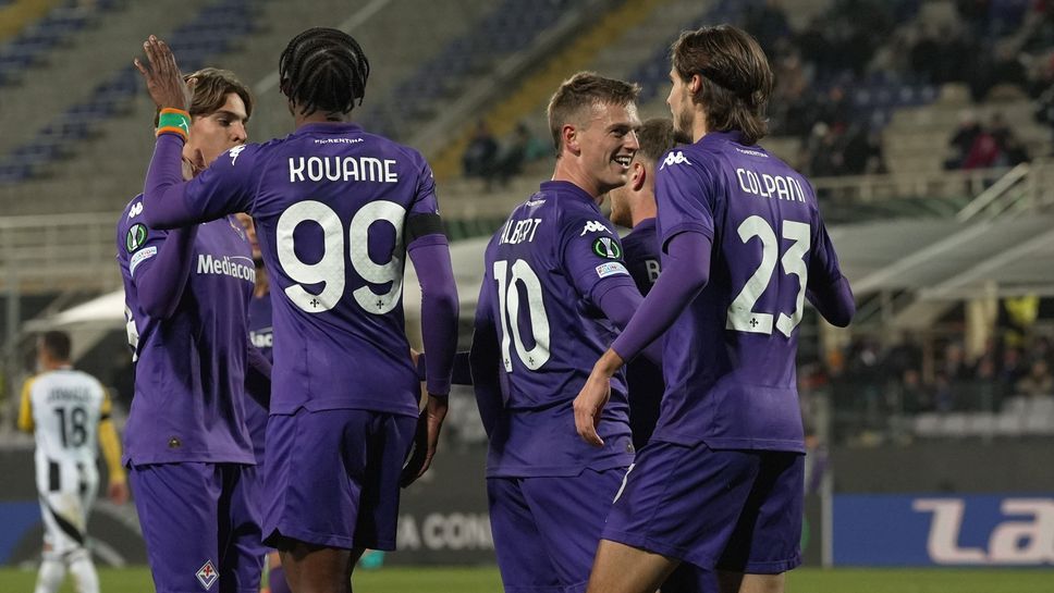 Фиорентина излезе на второ място в Лигата на конференциите след погром над ЛАСК