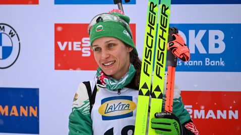 Милена Тодорова се класира на 12-о място в спринта в Хохфилцен