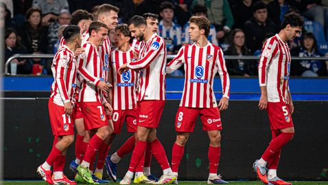 Магическо изпълнение на Гризман зарадва Атлетико на "Риасор"