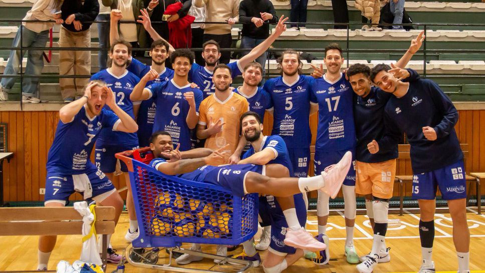 Българският волейболист Георги Петров и неговият отбор Гран Нанси записаха