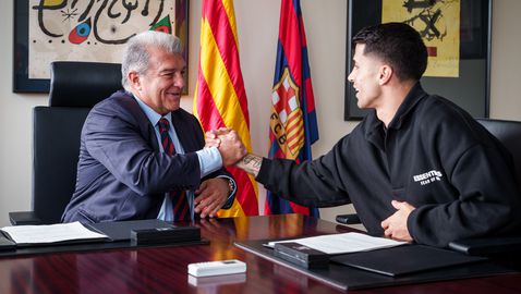 Барселона все пак обяви привличането на Кансело