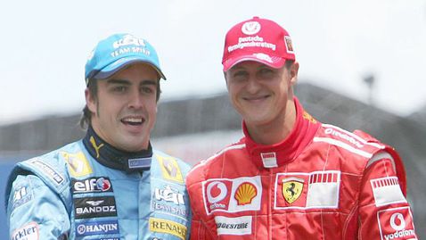  Алонсо: Михаел Шумахер нямаше неприятни дни 