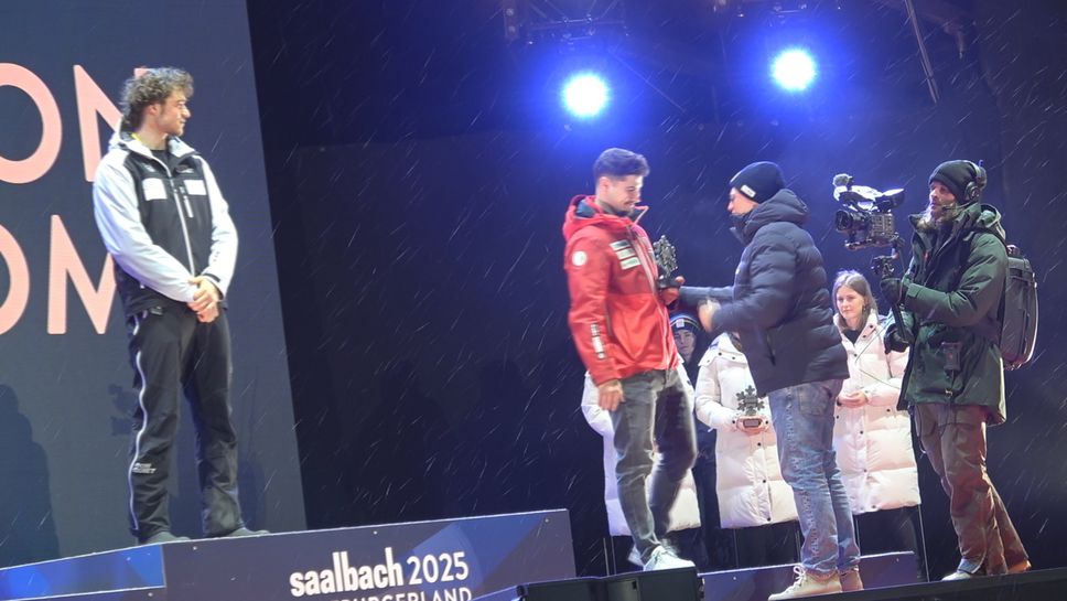 Подиум за Стоилов в Заалбах