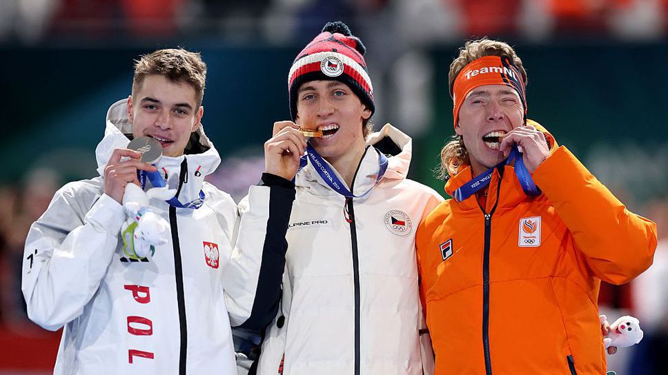 Чехът Методей Илек спечели олимпийската титла в бързото пързаляне с