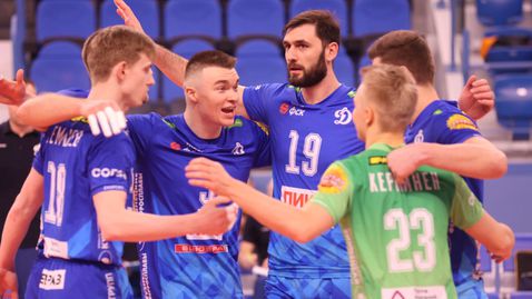 Цветан Соколов с 10 точки, Динамо (Москва) с чист успех срещу Урал 🏐