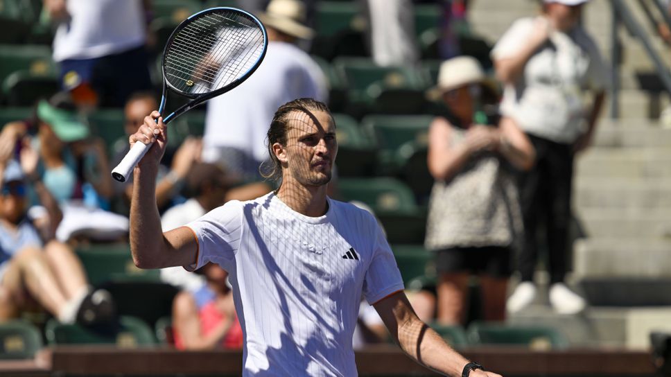 Зверев се изравни с Надал, Джокович, Федерер и Мъри по престижен показател