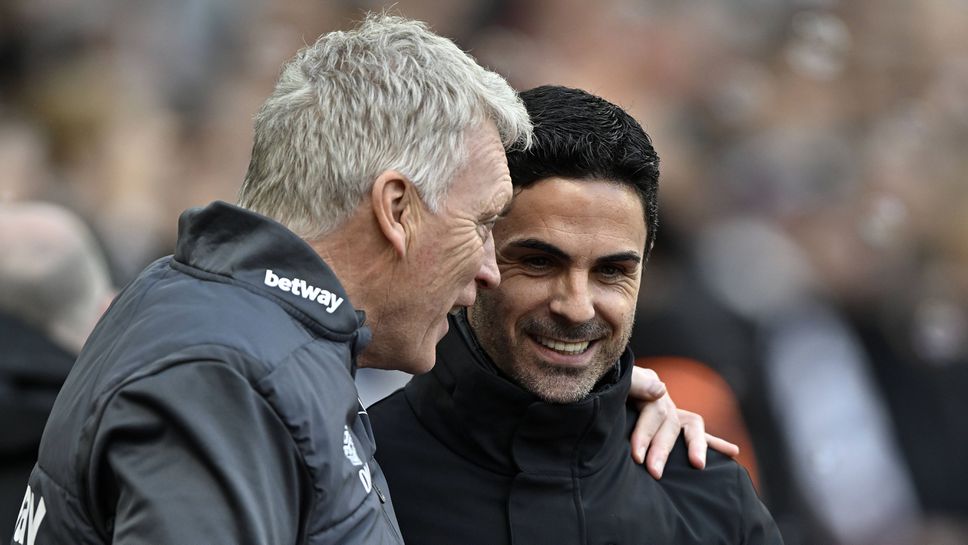 Дейвид Мойс защити Артета за стила на игра на Арсенал