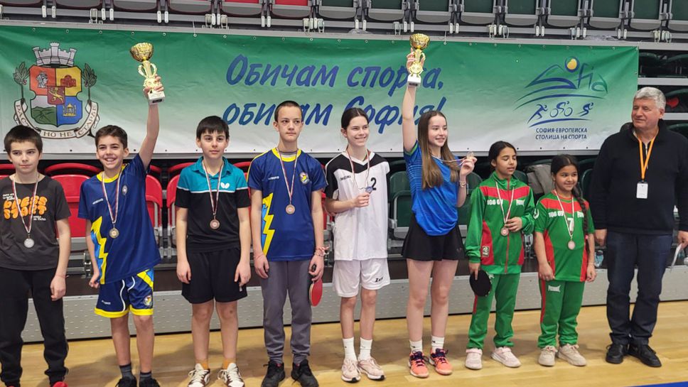 Тепавичаров и Спасова с купите при зрелостниците на "Тенис на маса Фест 2026"